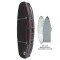 Ocean & Earth Boardbag Travel Quad Coffin Shortboard Cover Black/Red 7´0"