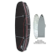 Ocean &amp; Earth Boardbag Travel Quad Coffin Shortboard Cover Black/Red 7&acute;0&quot;