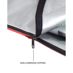 Ocean & Earth Boardbag Barry Basic Longboard Cover Red 8´0"