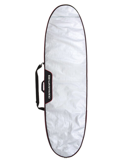 Ocean & Earth Boardbag Barry Basic Longboard Cover Red 9´2"