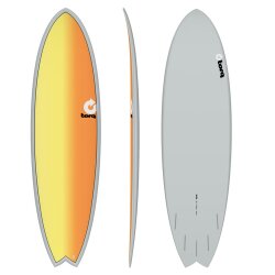 Surfboard TORQ Epoxy TET 6.6 Fish Full Fade