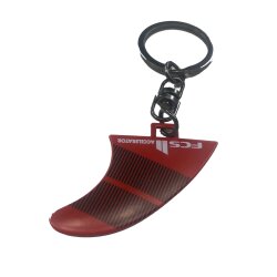 FCS 2 Fin Key Ring Schlüsselanhänger PC Finne Accelerator (Rot)