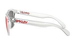 Oakley Frogskins Sonnenbrille Crystal Clear Torch Iridium