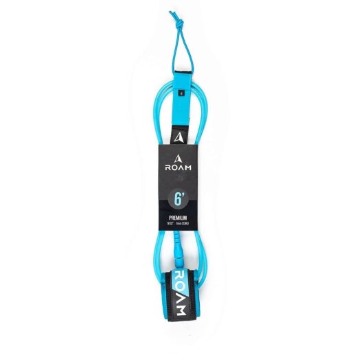 ROAM Surfboard Leash Premium 6.0 Blau