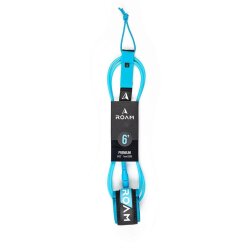 ROAM Surfboard Leash Premium 6.0 Blau
