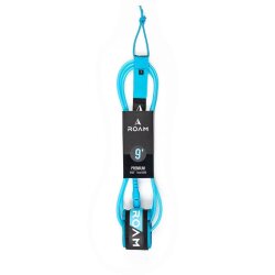 ROAM Surfboard Leash Premium 9.0 Blau