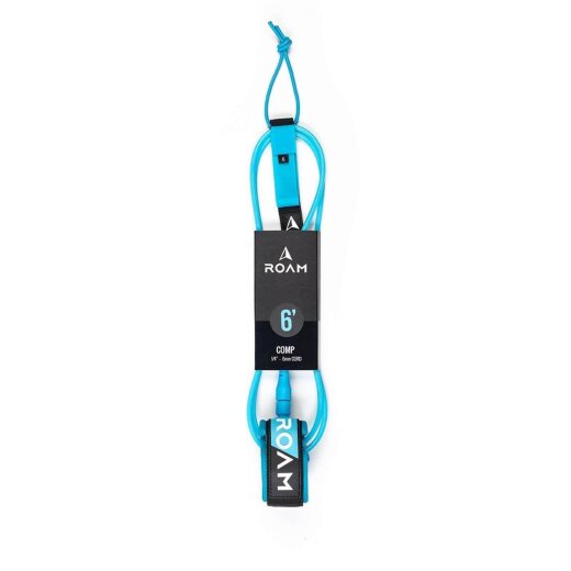 ROAM Surfboard Leash Comp 6.0 Blau
