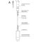 ROAM Surfboard Leash Comp 6.0 Blau