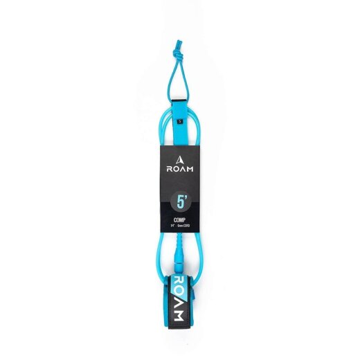 ROAM Surfboard Leash Comp 5.0 Blau