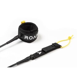 ROAM Surfboard Leash Big Wave 10.0 8mm Schwarz