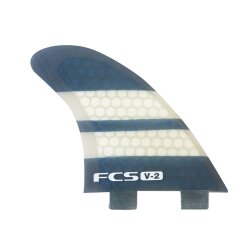 FCS V-2 PC Quad Fin Set (M)