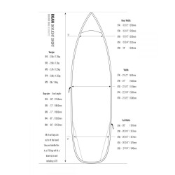 ROAM Boardbag Surfboard Daylight Shortboard 6.8