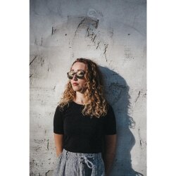TAS Take A Shot The Knave of Hearts Sonnenbrille Walnuss