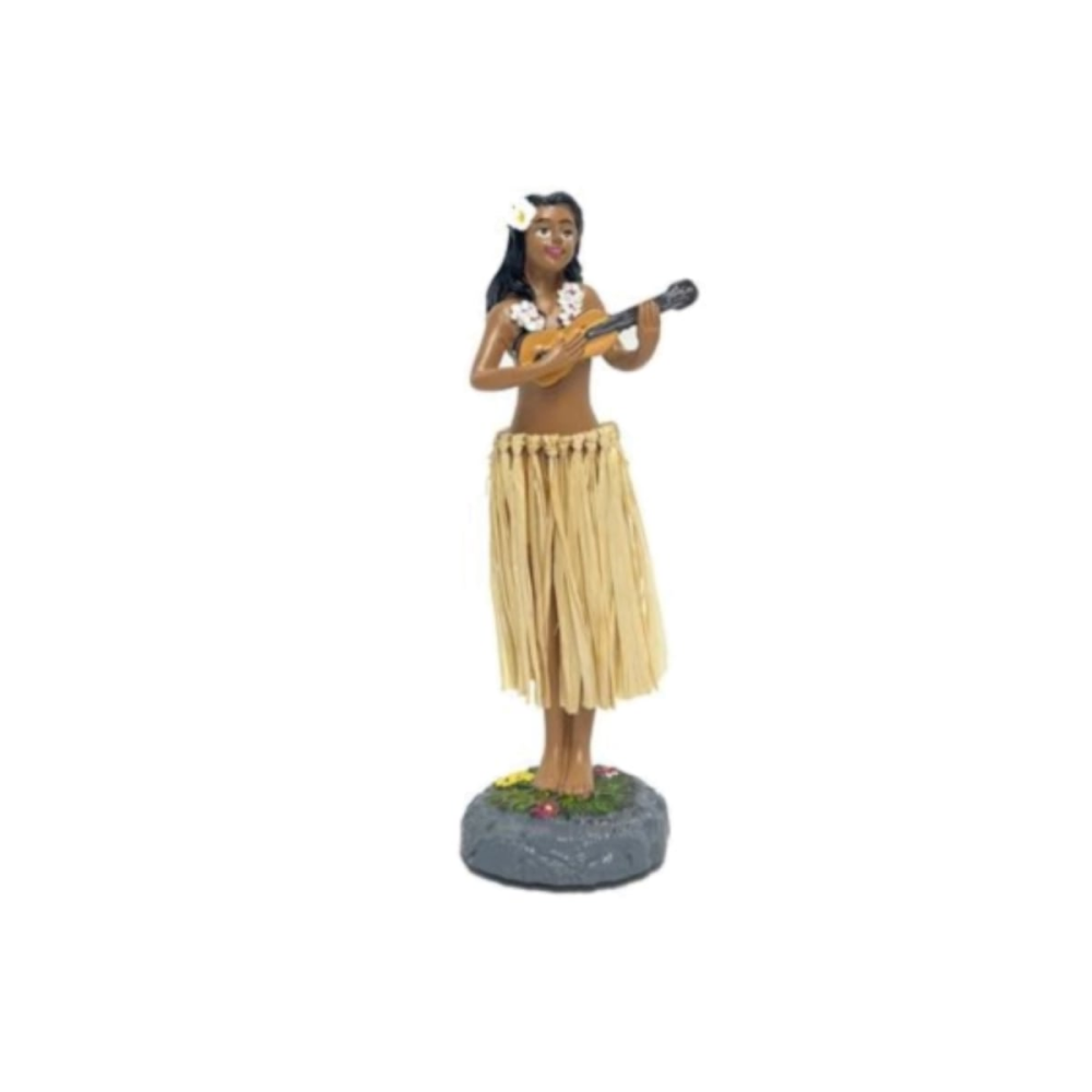 Hawaiian Hula Girl Dashboard Doll Puppe