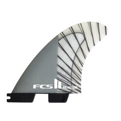 FCS 2 Reactor Carbon Charcoal Tri Fin Set (S)