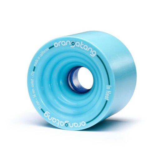 Orangatang IN HEAT (4er Set) 75mm/77a Blau