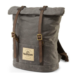 Northcore Waxed Canvas Back Pack Stone