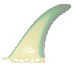 Shapers Fins 9.5" Flex Fin Lime Grey