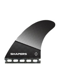 Shapers Fins Pivot Medium Tri-Fin Set Black/Grey