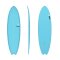 Surfboard TORQ Epoxy TET 6.6 MOD Fish  Blue