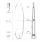 ROAM Boardbag Surfboard Tech Bag Doppel Long 9.2