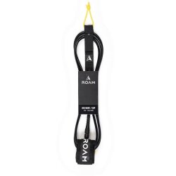 ROAM Surfboard Leash Big Wave 7.0  8mm Schwarz