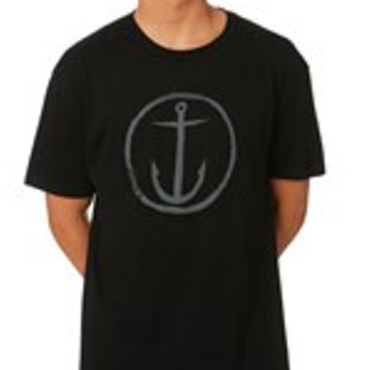 Captain Fin T-Shirt Original Anchor Premium Tee BLC