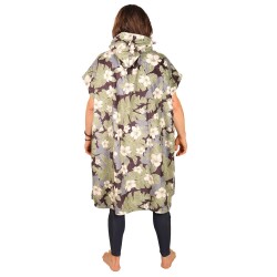 After Poncho Hawaiian Hibiscus Green