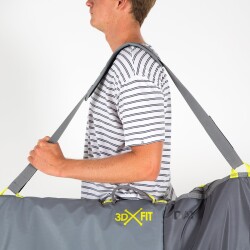 FCS Boardbag Day Long Board Surfboard Cover 10.2 Cool Grey