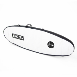 FCS Boardbag Travel 1 Funboard Black/Grey Surfboard Cover