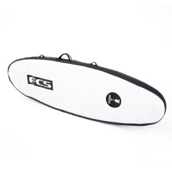 FCS Boardbag Travel 1 Funboard Black/Grey Surfboard Cover 6.0