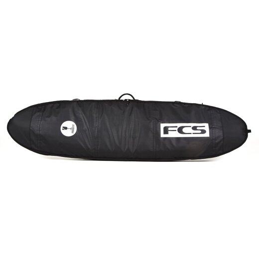 FCS Boardbag Travel 1 Longboard Black/Grey Surfboard Cover 9.2