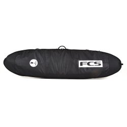 FCS Boardbag Travel 1 Longboard Black/Grey Surfboard...