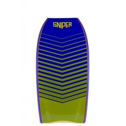SNIPER Bodyboard Vyrus PE 40 Chevron Gelb