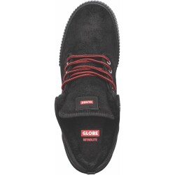 Globe Schuh Motley Mid Black/Red/Fur