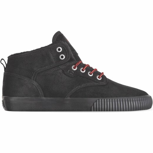 Globe Schuh Motley Mid Black/Red/Fur US 8 (40)
