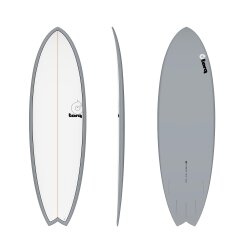 Surfboard TORQ Epoxy TET 5.11 MOD Fish Grey Pinl