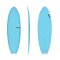 Surfboard TORQ Epoxy TET 5.11 MOD Fish Blue