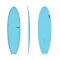 Surfboard TORQ Epoxy TET 6.3 MOD Fish  Blue