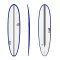 Surfboard TORQ Epoxy TET CS 7.8 V+ Fun Carbon Blue