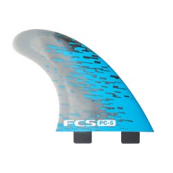 FCS PC-5 Tri Fin Set (M) Blue Smoke