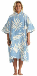 Billabong Poncho Hooded Towel Blue Palms