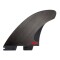 FCS 2 H4 Carbon Tri Fin Set Black (M)