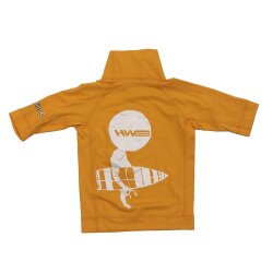 HW-Shapes Turtleneck Kids Rashguard Orange