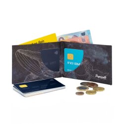 Paprcuts RFID Secure Wallet Portemonnaie Galactic Whale