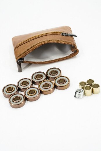 Blurs Kugellager Titanium Bearings Rose Gold mit Card Holder