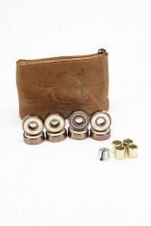 Blurs Kugellager Titanium Bearings Rose Gold mit Card Holder