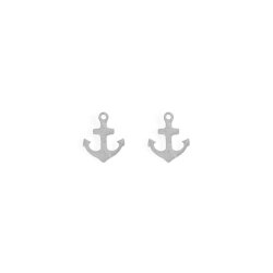 Vintageliebe Ohrstecker Minimalistisch Anker klein