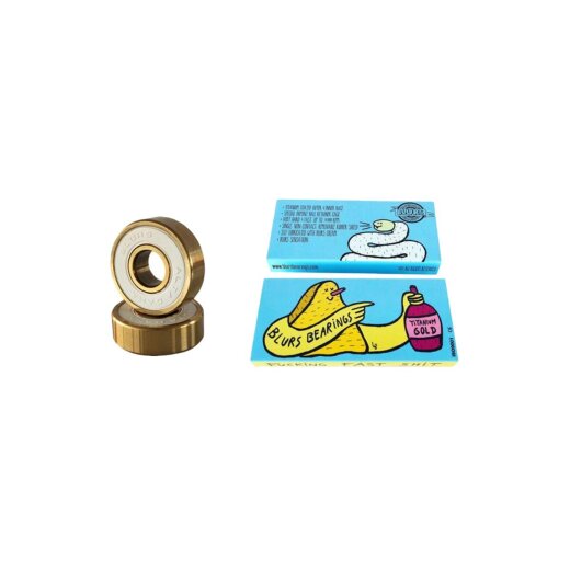 Blurs Bearings ABEC 9 Titanium Gold