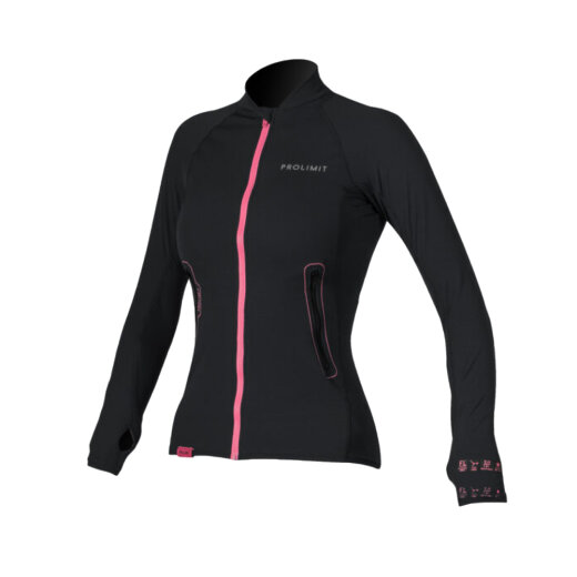 Prolimit Womens SUP Top Loosefit QD Bk/Pi XS